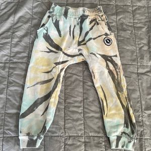 Tiny whales kids Tie Dye Sweatpants size 5